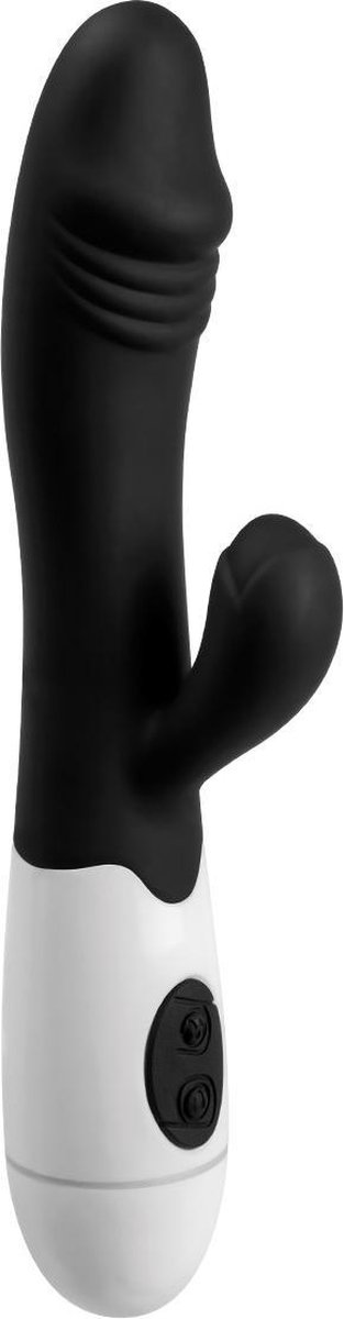 Rabb It - Vibrators voor vrouwen - Rabbit en Tarzan vibrator - Clitoris stimulator - G spot - Zwart