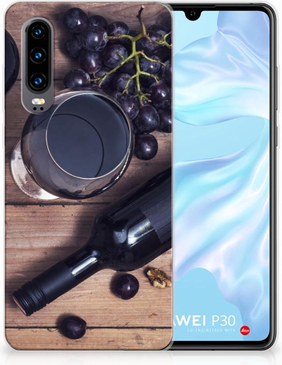 Huawei P30 Siliconen Case Wijn