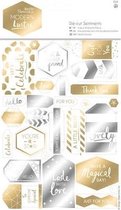 Die-cut Sentiments (2pk) - Modern Lustre