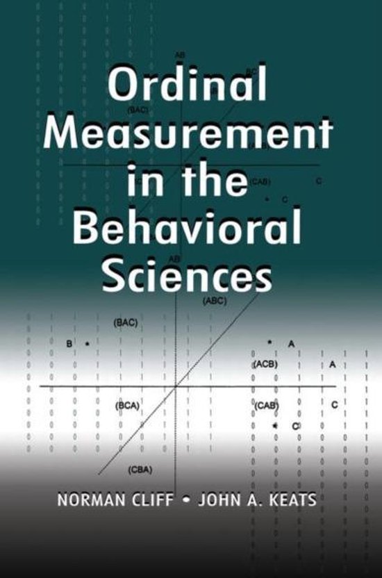 Ordinal Measurement in the Behavioral Sciences - cover