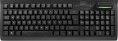 1Life kb:smart card toetsenbord USB QWERTY Portugees, Spaans Zwart