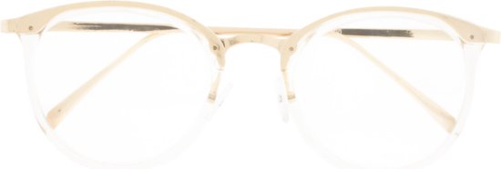 Icon Eyewear TCA353 Vernazza Leesbril +2.50 - Goudkleurig frame -  Transparant montuur | bol.com