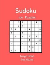 Sudoku 100 Puzzles Large Print Fun Game