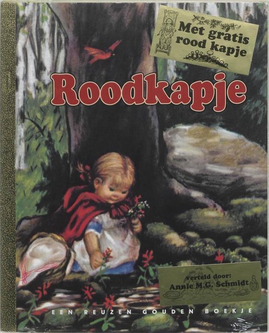 Cover van het boek 'Roodkapje / Extra large editie + gratis rood kapje' van Elizabeth Orton Jones