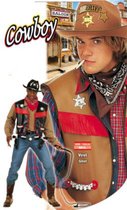 COWBOY GILE ADULT BRUIN/ZWART