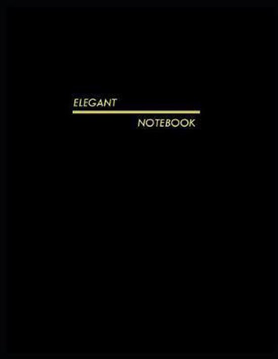 01 Elegant Notebook, Winner Publishers 9781091641785 Boeken