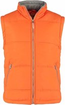 Basic bodywarmer oranje voor heren - winddichte mouwloze sport vesten S (36/48)