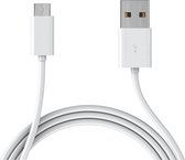 Oplaadkabel micro-USB voor Geschikt voor Samsung Galaxy Tab A 10.1 (2016 model) - 3 meter - Kleur wit - Oplader