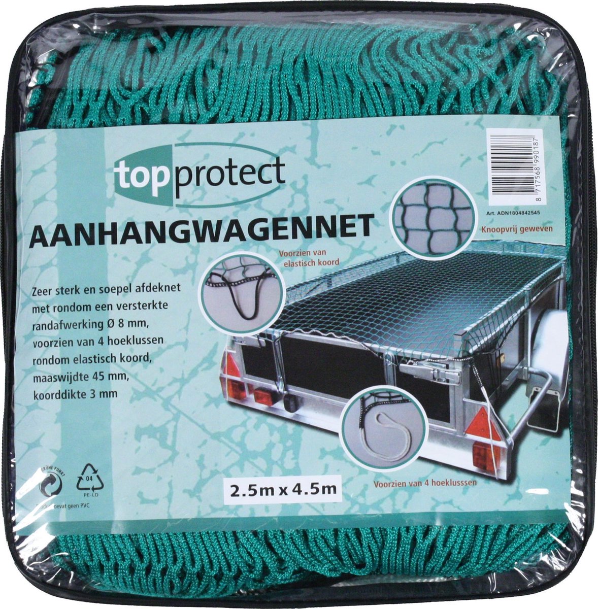 AANHANGWAGENNET 2 5X4 5M 2545 Bol
