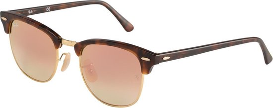 Ray-Ban Clubmaster RB3016 - Zonnebril - Koper - 49 mm