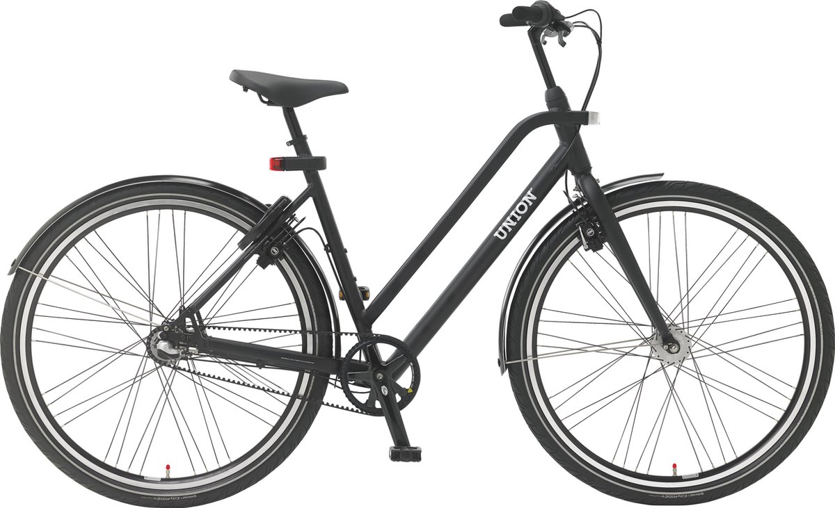 Union Lite Stadsfiets - Dames - 57cm - 8 versnellingen - Pepper black (mat)  | bol.com