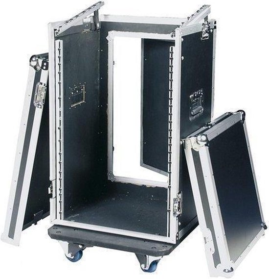 DAP L-Rack 16 U flightcase sur roues