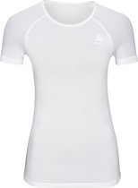 Odlo Suw Top Crew Neck S/S Performance X-Light Dames Sportshirt - White - Maat M