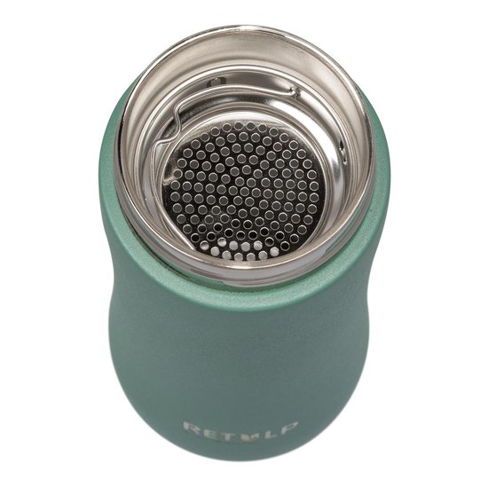 Retulp Tumbler - Thermosbeker - Thermosfles - 300 ml - Koffiebeker - Teal Green - RVS