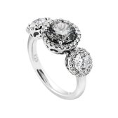 Diamonfire - Zilveren ring met steen Maat 18 - Fancy Colors - Zirkonia