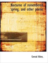 Omslag Nocturne of Remembered Spring, and Other Poems
