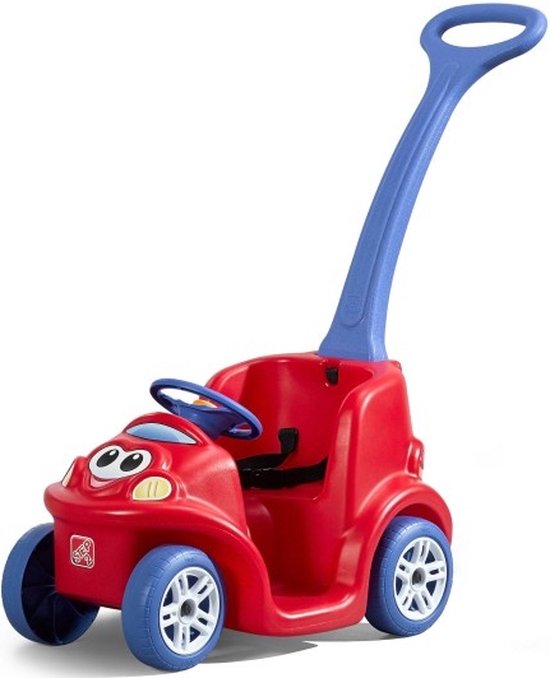 Step2 Push Around Buddy Loopwagen in Rood / Paars Duwauto / Loopauto met duwstang