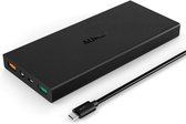 Aukey 16.000 mAh Dual USB Powerbank - Quick Charge 3.0 - Black