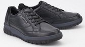 Mephisto Heren Veterschoenen - Zwart - Maat 39