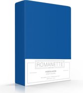 Luxe Katoen Hoeslaken Kobalt | 140x200 | Ademend En Verkoelend | Uitstekende pasvorm