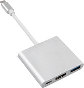 Adapter USB 3.1 C voor HDMI 4K + USB 3.0 + USB C Maclean