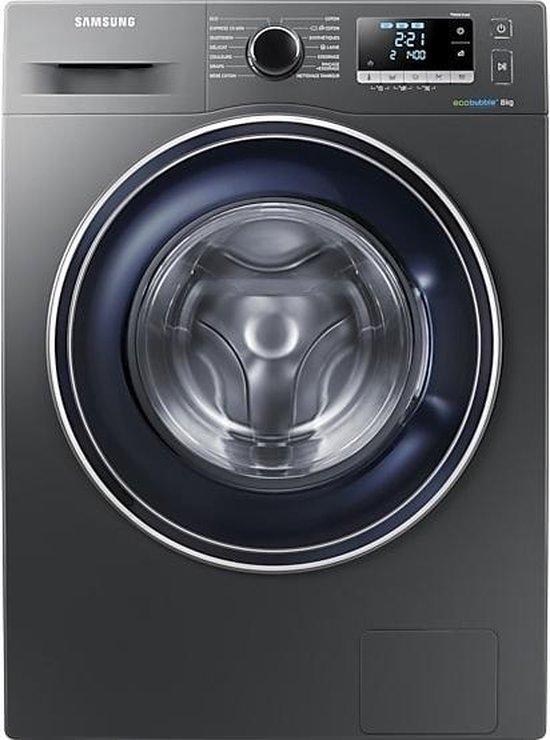 limiet vertaling zakdoek Samsung WW80J5556FX wasmachine Voorbelading 8 kg 1400 RPM Grijs, Metallic |  bol.com