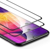 ESR Full Cover Screenprotector Samsung Galaxy A50 - Zwart (2 pack)