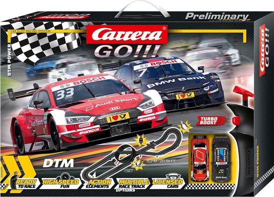 Carrera GO!!! DTM Power- Racebaan | bol.com