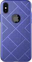 Nillkin Air Hard Case voor Apple iPhone X (5.8") - Blauw