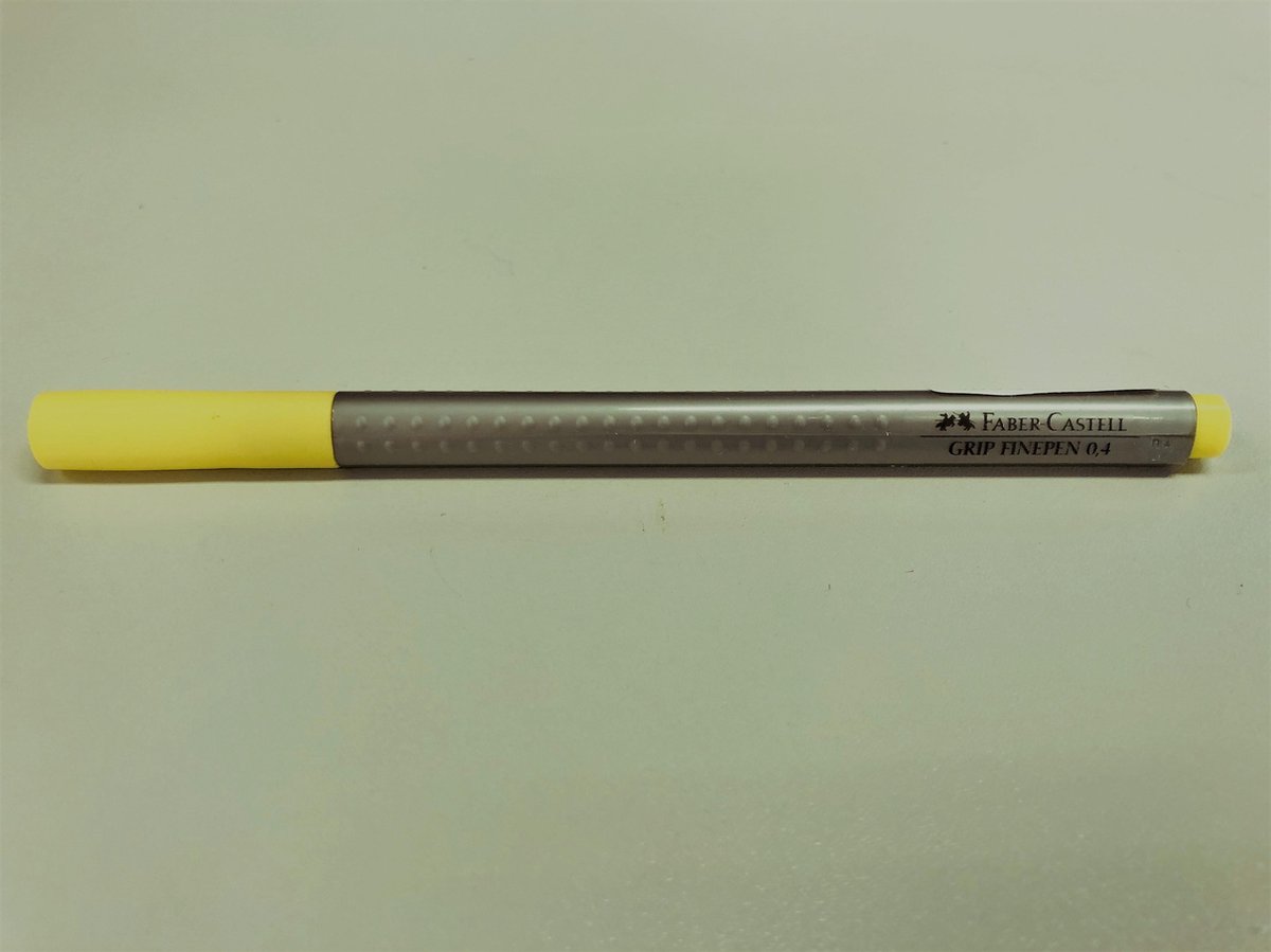 Faber Castell Fineliner FC Grip 0 - 4mm - geel