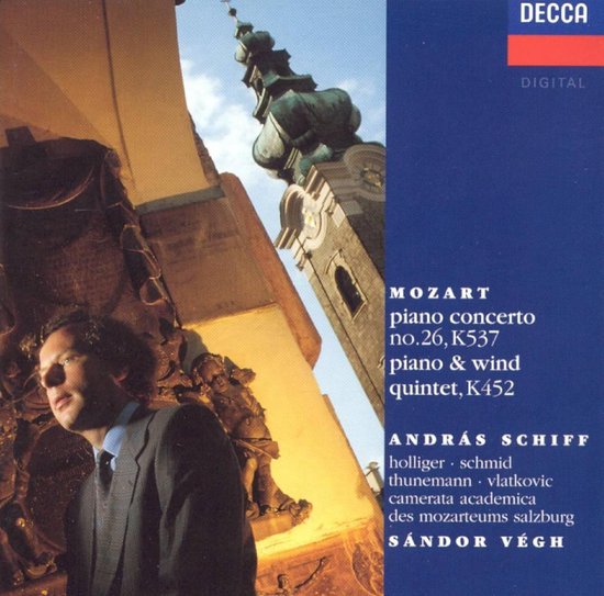 Mozart Piano Concerto No. 26; Piano & Wind Quintet, Andras Schiff CD