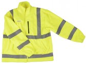 Dunlop - Reflector vest - Waarschuwing vest hoge reflector veiligheid jas met zakken - SIZE XL