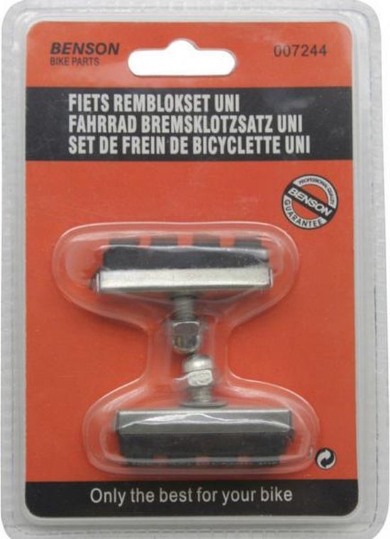 V-brake remblokset met stift (werkplaatsverpakking EDGE