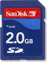 SanDisk SD kaart 2 Gb - geheugenkaart