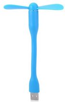 Flexibele usb mini ventilator blauw