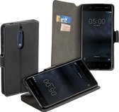 MP Case zwart book case style voor Nokia 5 wallet case