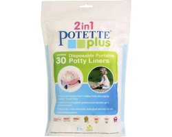 Potette Plus Plas zakjes - biologisch afbreekbare - 30 stuks