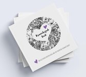 Kraambezoekboek - Invulboek voor kraamvisite - Met handgetekende illustraties