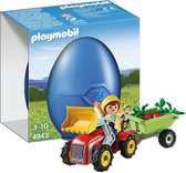 Playmobil Jongen met speelgoedtractor - 4943
