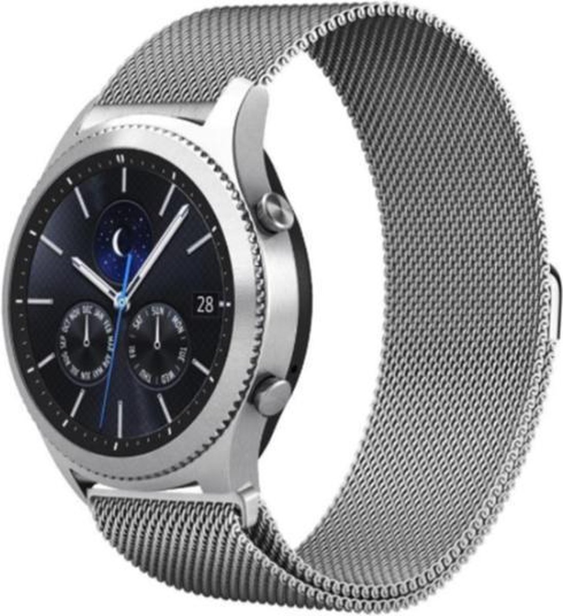 HIPFIT Milanees bandje - Samsung Gear S3 - Zilver
