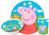 Peppa pig ontbijtset