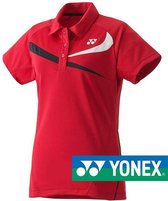 Yonex 20240 dames polo rood - maat S