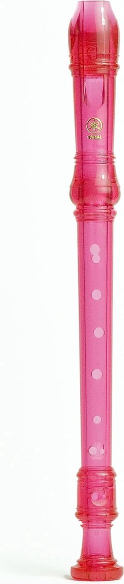 Yamaha YRS-20 GP Sopranblockfluit C Deutsch, dubbel, trans. Pink - Sopraan blokfluit (Duitse boring)