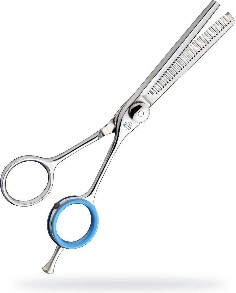 Premax® Professional Hairstylist Kappersschaar "Artist" - Uitdunschaar-met Vingersteun- 5,5"- 13,97cm.