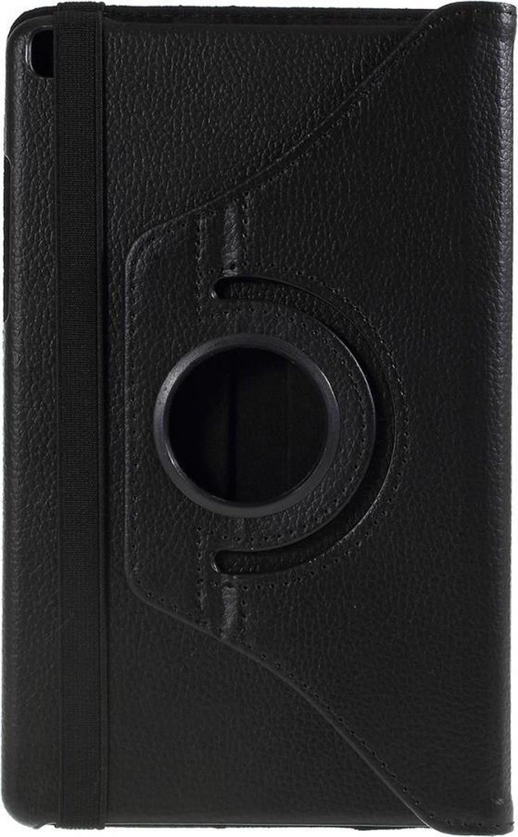 360 Rotating Book Case - Geschikt voor Samsung Galaxy Tab A 8.0 (2019) Hoesje - Zwart