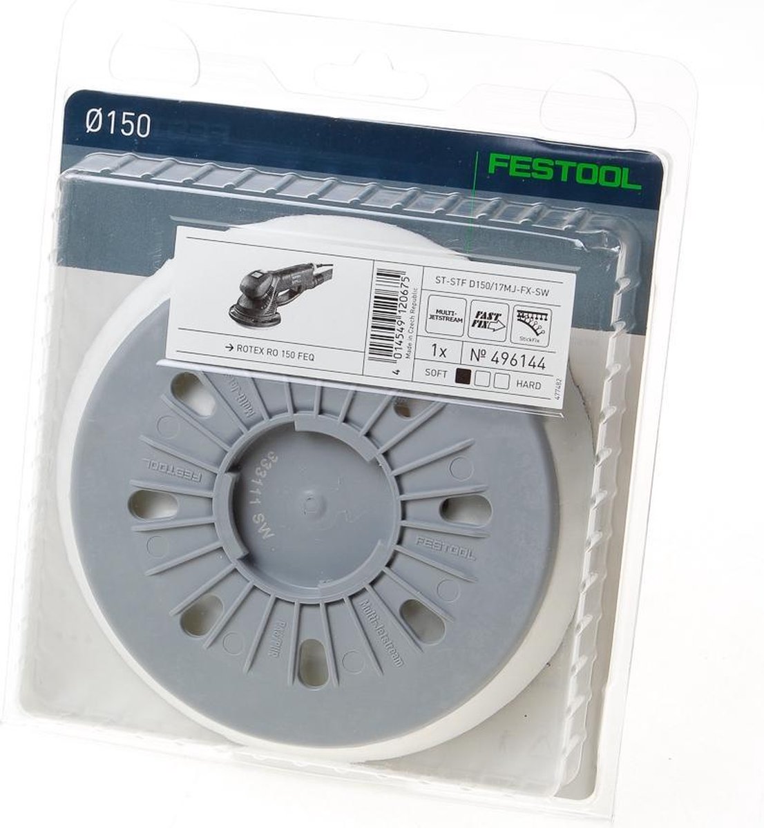 Festool Plateau de ponçage FastFix ST-STF D125/8 FX-W-HT (492125) au