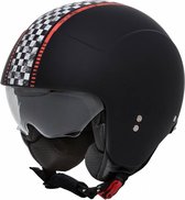 Jethelm XS met Italiaanse vlag op zijkant voor Scooter, Motor, Brommer, Snorfiets