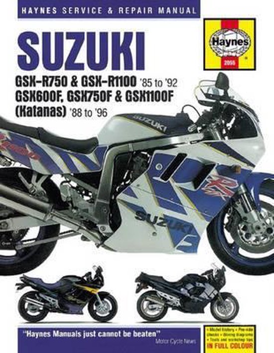 Adesivi Moto Suzuki Gsxr Manuale Di Officina Haynes Per Suzuki GSX