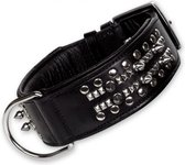 Nobby halsband delgado zacht leer zwart 40 cm - 1 ST