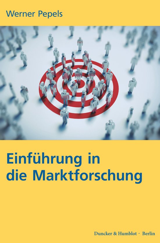 Einführung in die Marktforschung. - cover